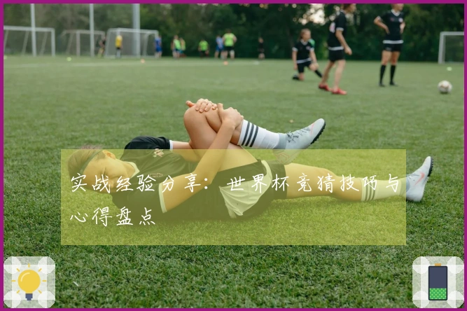 实战经验分享：世界杯竞猜技巧与心得盘点